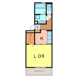 フローラ島間の物件間取画像